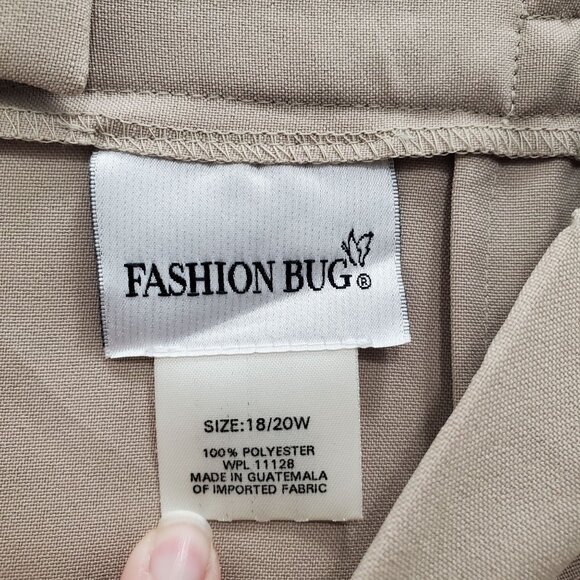 Fashion Bug Woman's Vintage Beige High Waisted Career Pencil Skirt Plus 18/20W - Picture 3 of 5